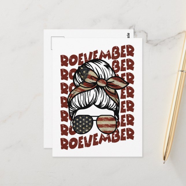 Roevember November  Postcard (Front/Back In Situ)