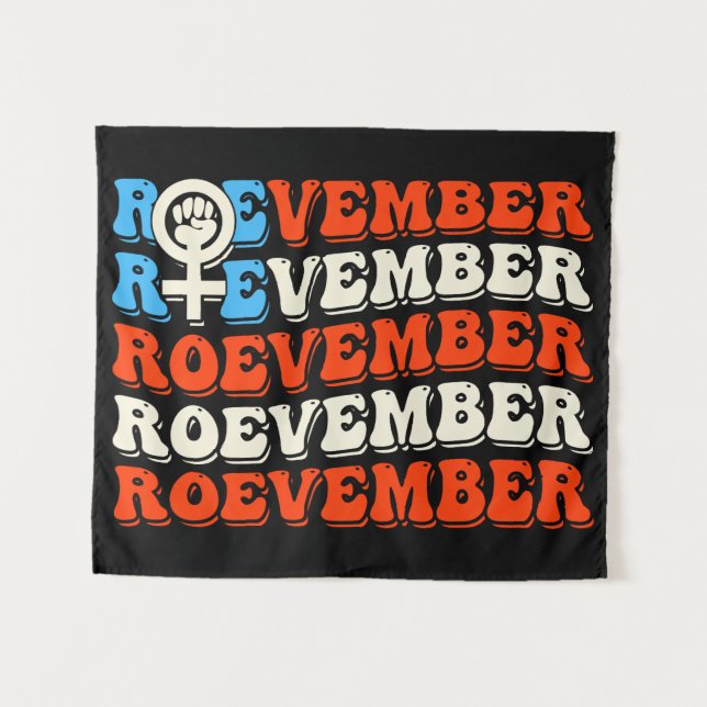 Roevember November  Tapestry (Front (Horizontal))