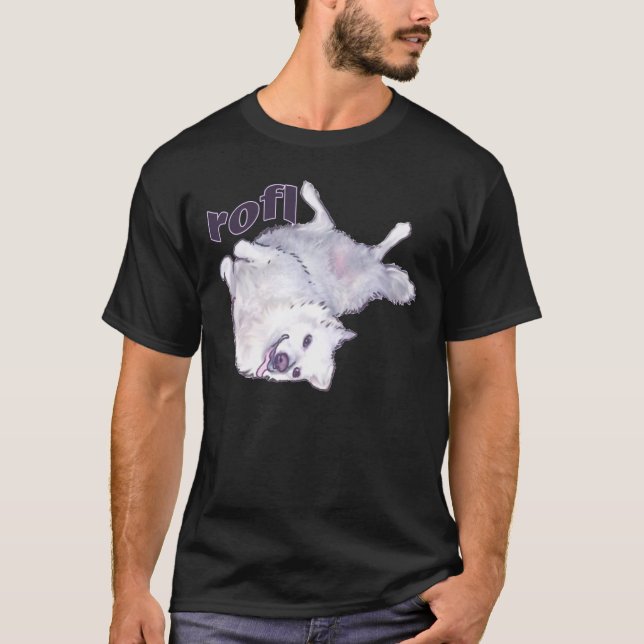 ROFL american eskimo T-Shirt (Front)