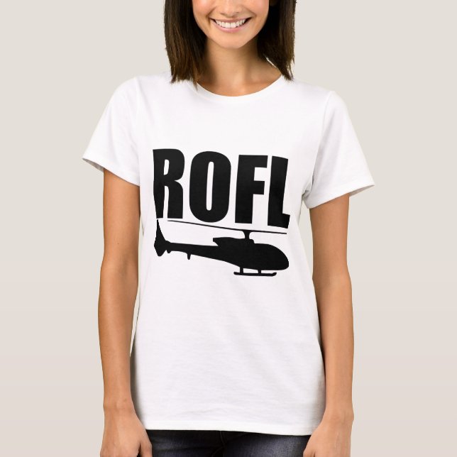 ROFL Copter T-Shirt (Front)