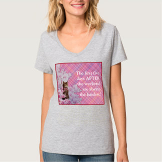 ROFL Vintage cat on custom pink plaid T-Shirt