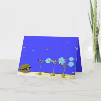 Roger and the Blowfish...Birthday Card. Card