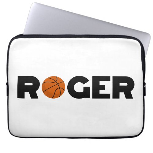 Roger Basketball Laptop Sleeve
