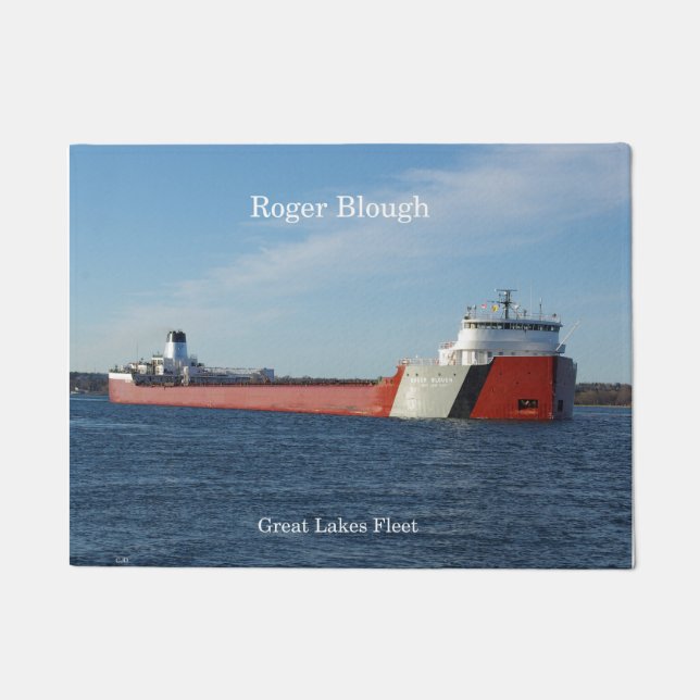 Roger Blough door mat (Front)