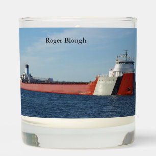 Roger Blough glass candle