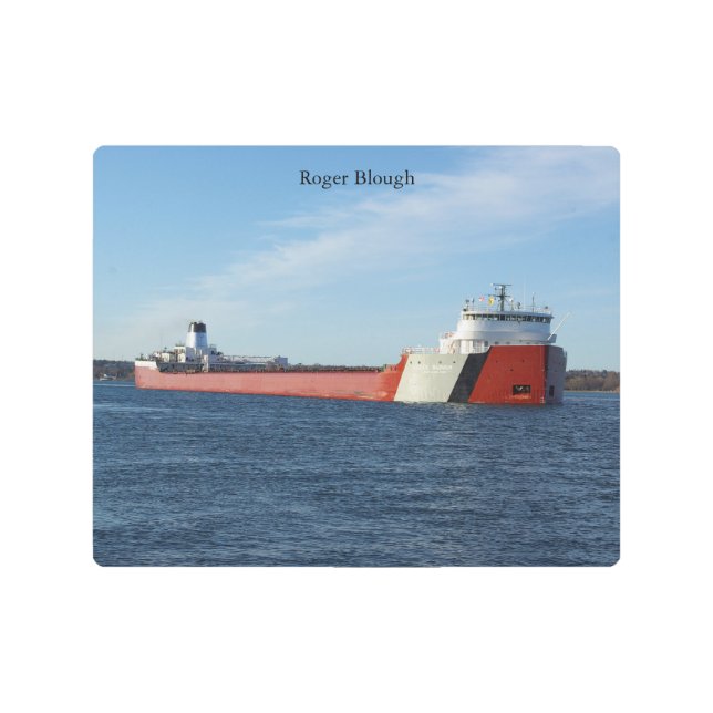 Roger Blough metallic wall art (Front)