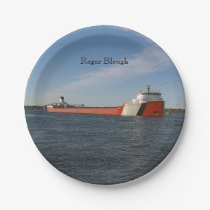 Roger Blough paper plate