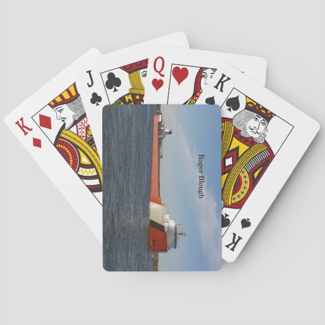 Roger Blough playing cards (Back)