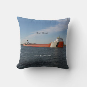 Roger Blough square pillow