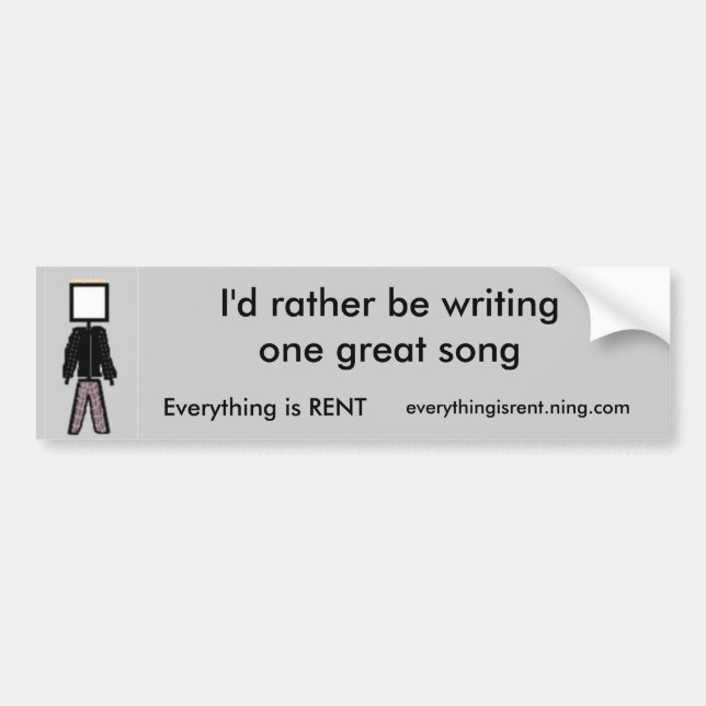 Roger Bumper Sticker (Front)