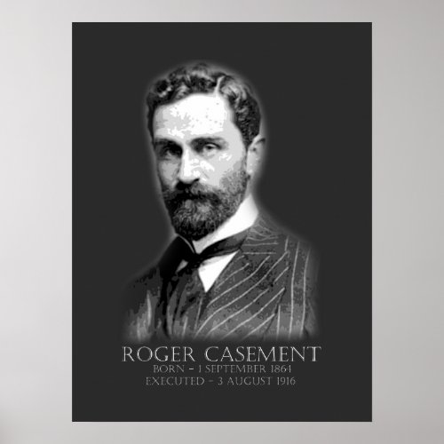 Roger Casement Easter 1916 Irish Republican Poster