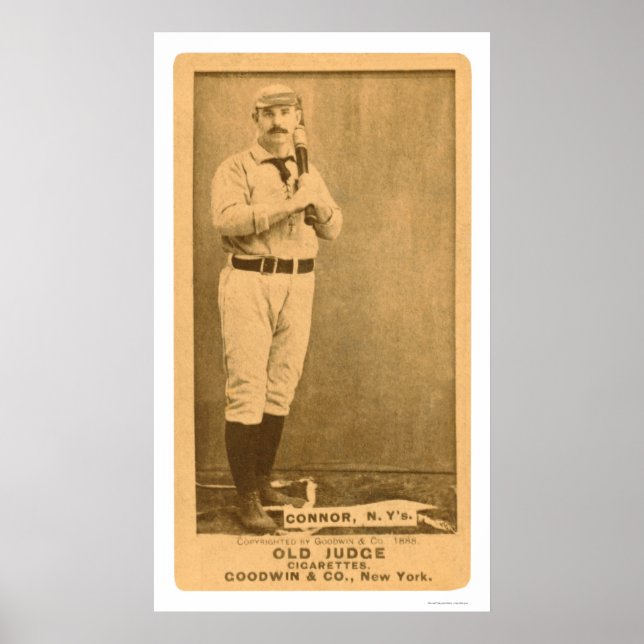 Roger Connor Baseball 1887 Poster (Front)