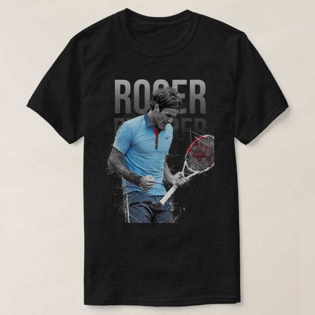 Roger Federer (1)_ T-Shirt (Design Front)
