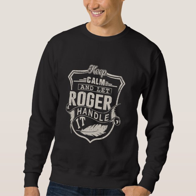 Roger First Name Shirt Roger Name Birthday (Front)