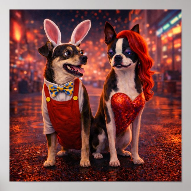 "Roger & Jessica" Poster (Front)