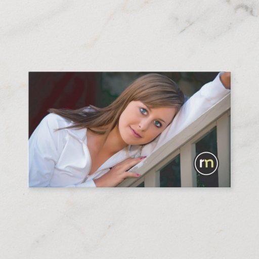Customizable Roger Mathis Photography Business Card, Seniors