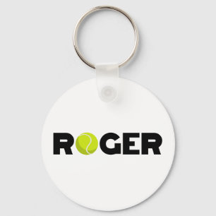 Roger Tennis Keychain