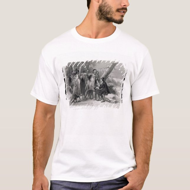 Roger Williams sheltered by the Narragansetts T-Shirt (Front)