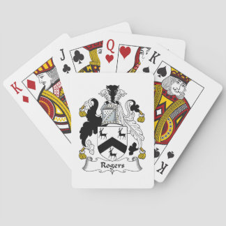 Rogers Family Crest Poker Cards