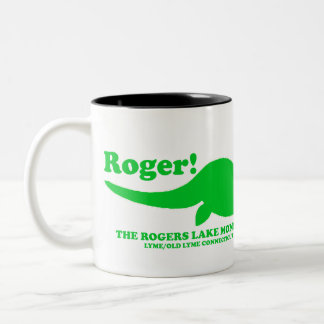 ROGERS LAKE MONSTER Two-Tone COFFEE MUG