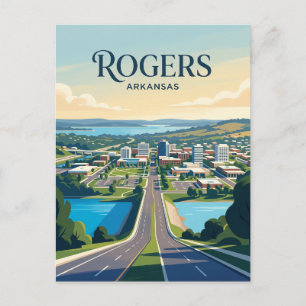 Rogers USA Postcard