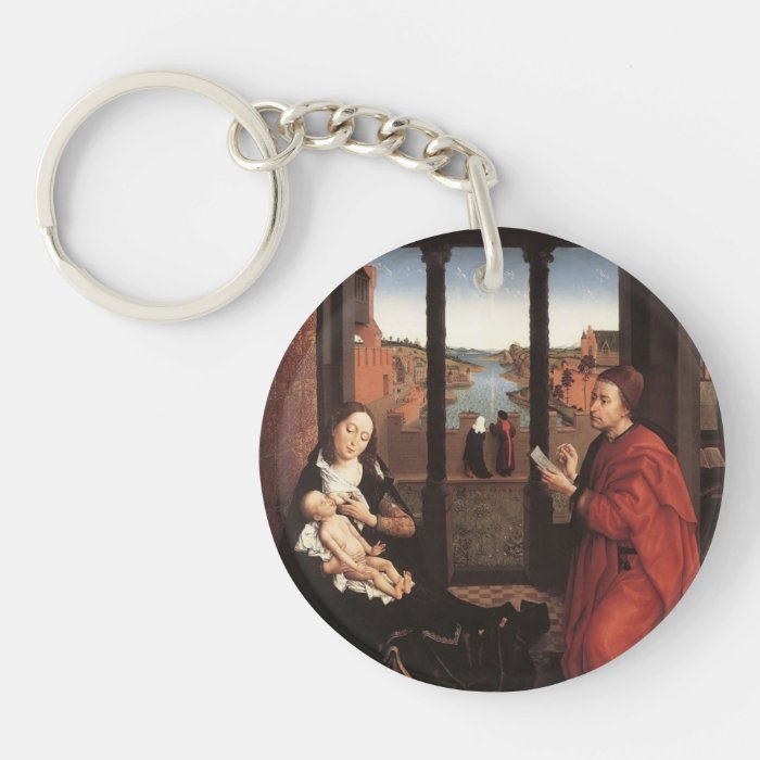 Rogier Weyden  St. Luke Drawing a Portrait of Mary Acrylic Keychain