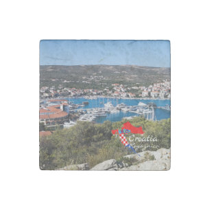 Rogoznica, Croatia   Dalmatia   Adriatic Sea Stone Magnet