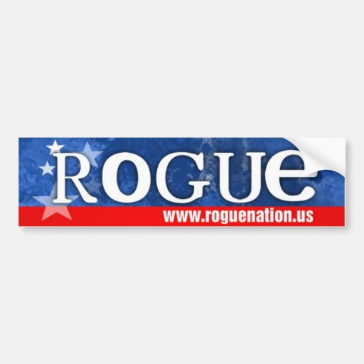 Rogue Bumper Sticker | Zazzle