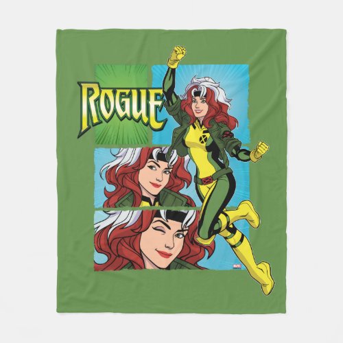 Rogue Character Panel Graphic Fleece Blanket