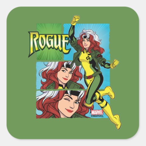 Rogue Character Panel Graphic Square Sticker