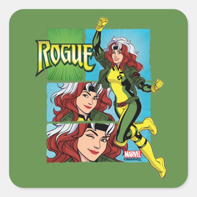 Rogue Character Panel Graphic Square Sticker (Front)