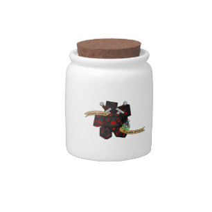 Rogue Dice Design Candy Jar