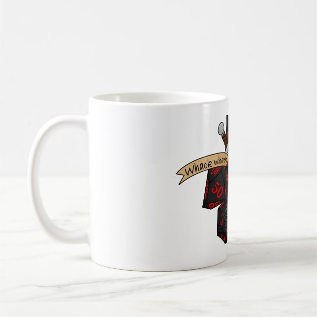 Rogue Dice Design Coffee Mug (Left)