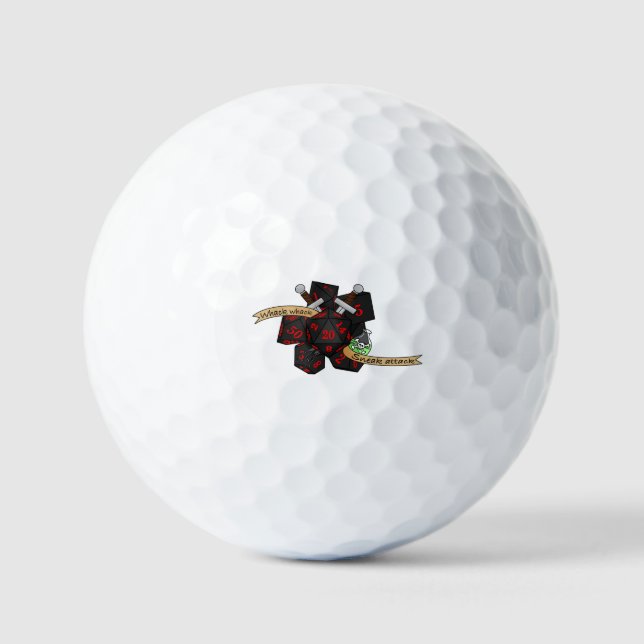 Rogue Dice Design Golf Balls (Front)