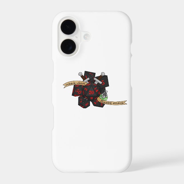 Rogue Dice Design Iphone Case (Back)