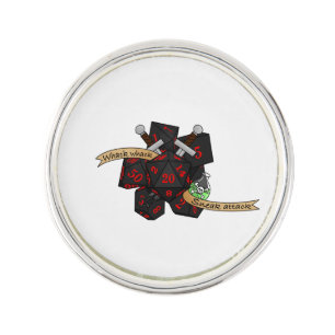 Rogue Dice Design Lapel Pin