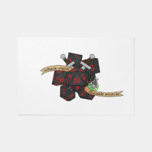 Rogue Dice Design Outdoor Rug