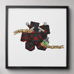 Rogue Dice Design Peel And Stick Photo Tile