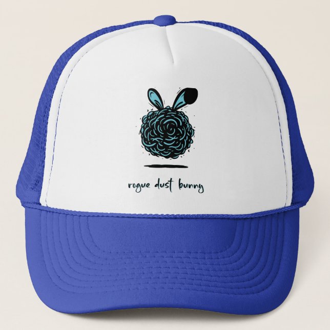 Rogue Dust Bunny Trucker Hat (Front)