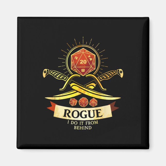 Rogue Fantasy Gamer Rpg Cl  Magnet (Front)