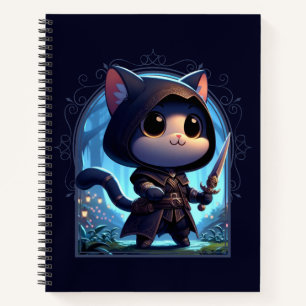Rogue Feline Fantasy Adventure Notebook