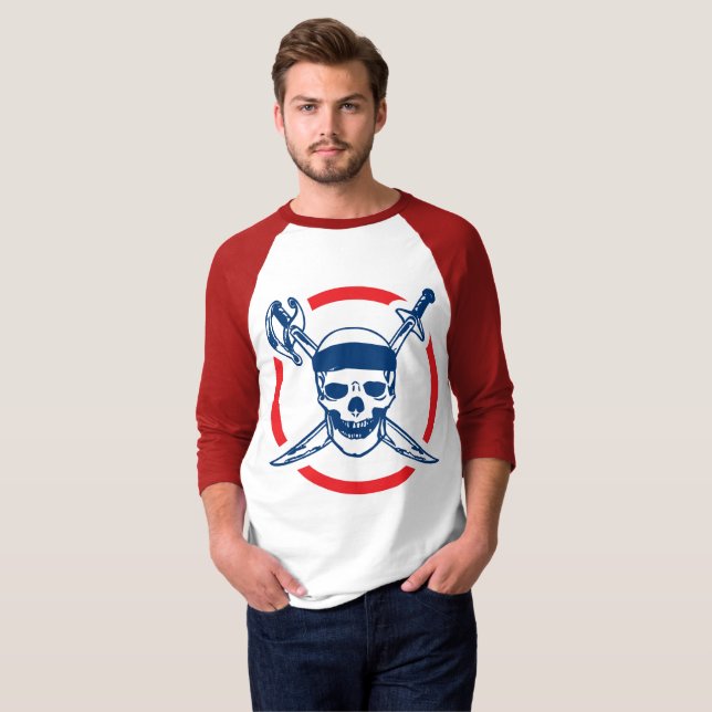 Rogue FPV Mens 3/4 Sleeve - Roguey Riot Freedom  T-Shirt (Front Full)