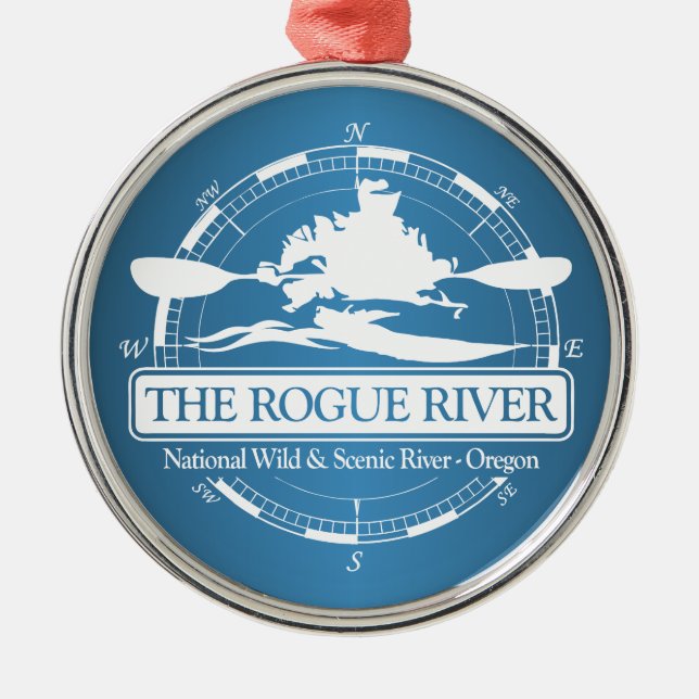 Rogue River (KC2) Metal Ornament (Front)