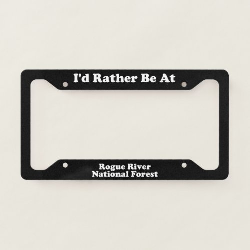 Rogue River National Forest _ LPF License Plate Frame