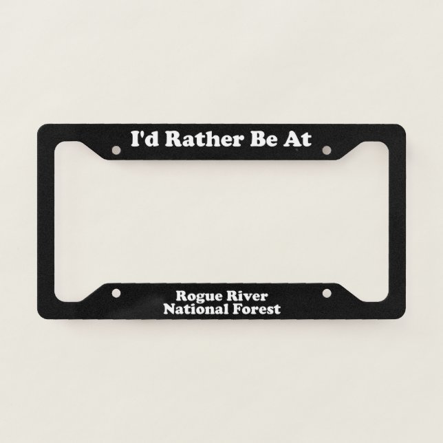 Rogue River National Forest - LPF License Plate Frame (Front)