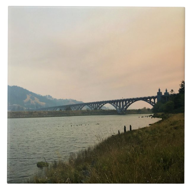 Rogue River, OR Ceramic Tile (Front)