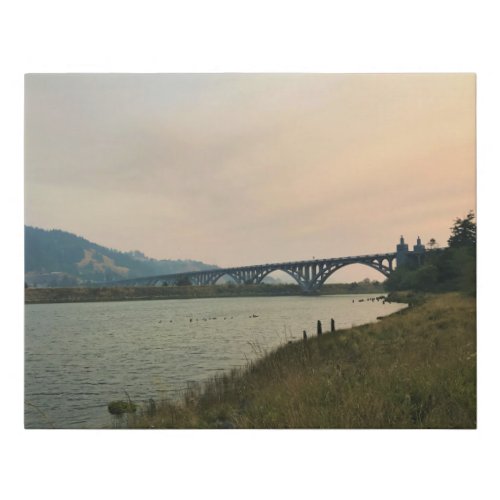 Rogue River OR Faux Canvas Print