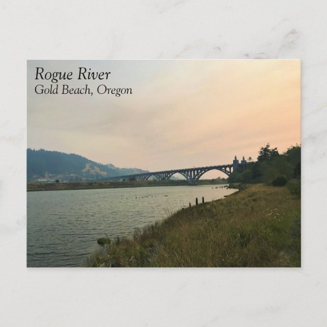 Rogue River, OR Postcard (Front)