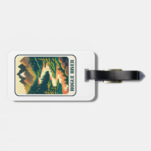 Rogue River Oregon Colors Luggage Tag