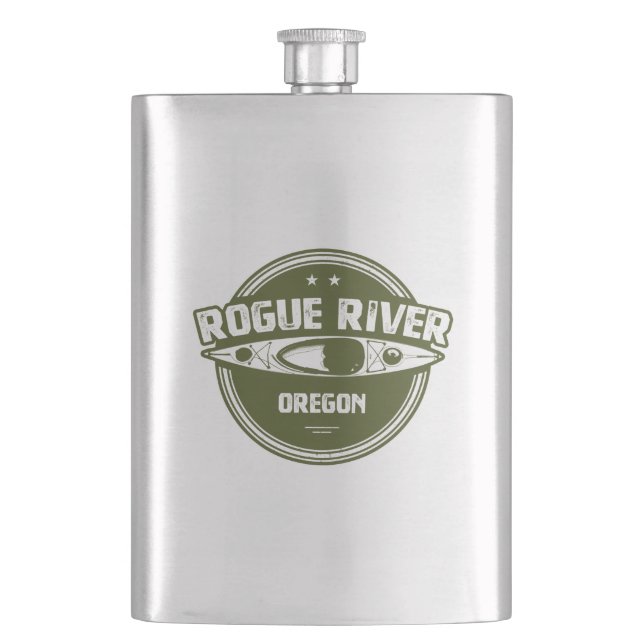 Rogue River, Oregon Flask (Front)
